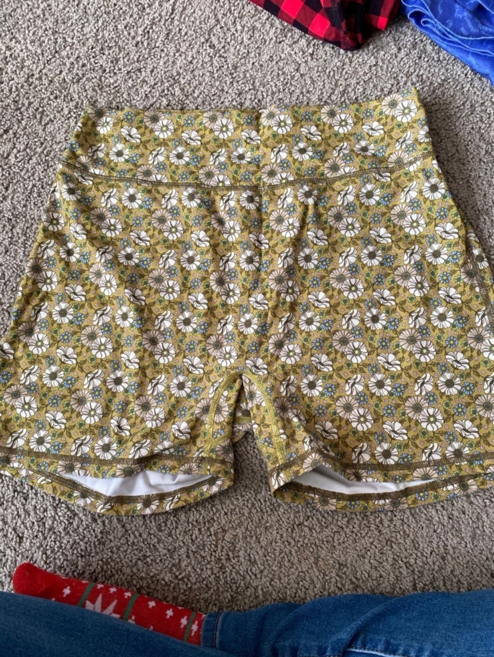 💕Buffbunny Flowered Monarch 4 Inch Shorts